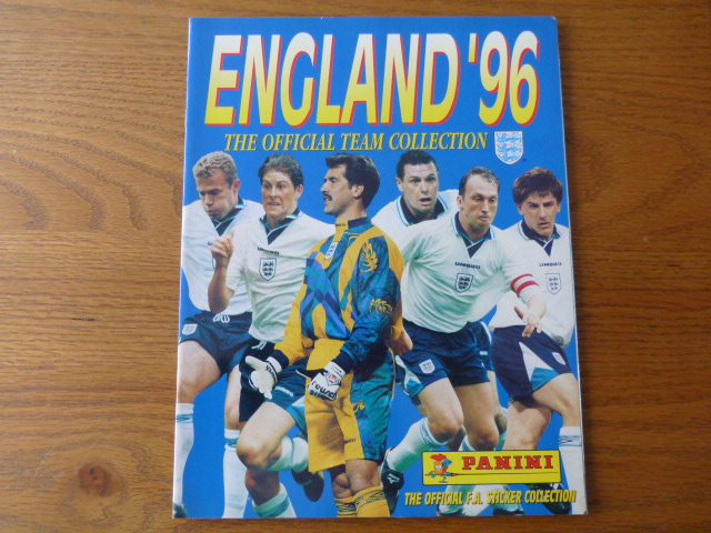 Panini England 96 Empty Album