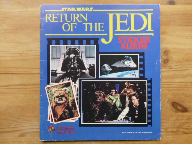 Panini Return Of The Jedi - Empty Album (01)